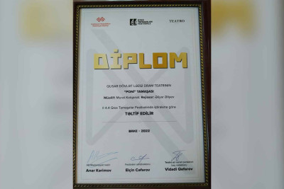 Qusar Dövlət Ləzgi Dram Teatrı mükafatlandırılıb