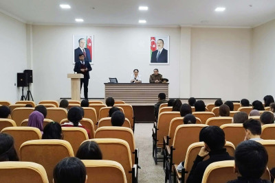 Xaçmaz: FHN-in əməkdaşları Ağyazı Buduqda məktəblilərə təlim keçiblər