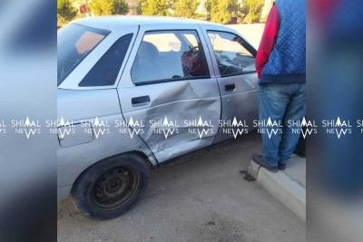 Qusarda bir müddət öncə 2 avtomobil toqquşub