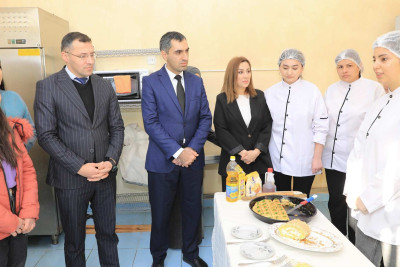 İsmayıllıda şagirdlər şirniyyatların hazırlanma prosesini yaxından izləyibər