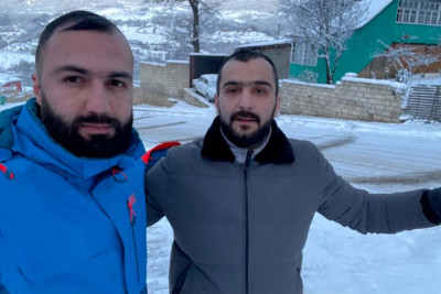 Quba: 2 dost məktəbliləri və müəllimləri düşünərək gözəl addım atıb
