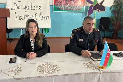 Quba: 4 nömrəli məktəbdə maarifləndirici tədbir keçirilib