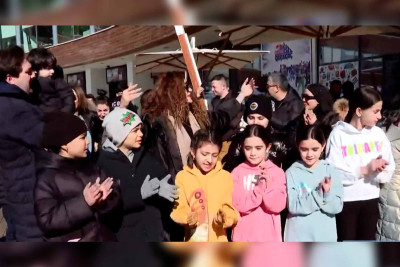 Şəhid övladları Şahdağda maraqlı vaxt keçiriblər