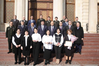 Xaçmaz: SHXÇ-nin bir qrup əməkdaşına medallar təqdim olunub