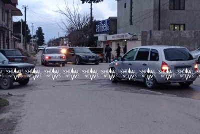 Xaçmazda 2 avtomobil toqquşub