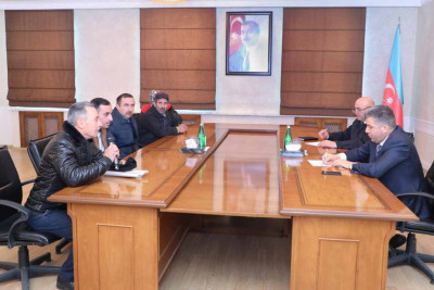 İsmayıllı: "Azəriqaz" İB-nin baş direktoru vətəndaşlarla görüşüb