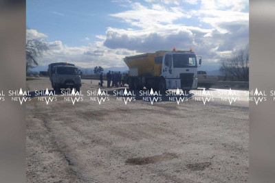Bakı-Xaçmaz yolu: dağılmış yerlərə yamaq vurulur