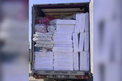 İsmayıllıdan qardaş Türkiyəyə humanitar yardım göndərilib