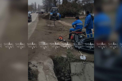 Qubadan keçən əsas yollarda işıqlandırma işləri aparılır