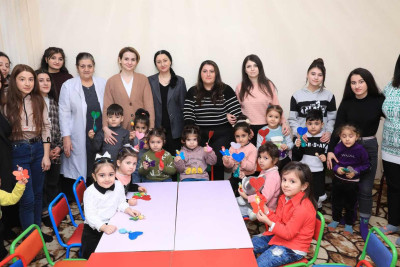 İsmayıllı: DPTM-in tələbələri Körpələr evi-uşaq bağçasında təlimdə olublar