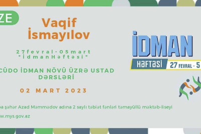 Quba: mart ayında cüdo üzrə ustad dərsləri baş tutacaq