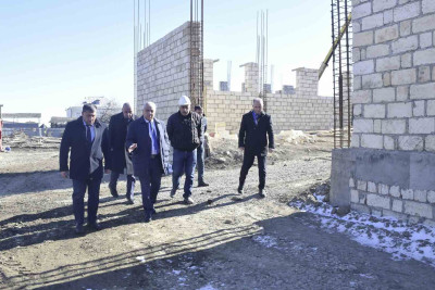 Quba: Pirvahid və Bağbanlıda yeni məktəblərin inşası davam edir