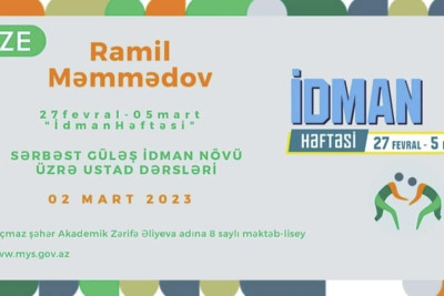 Xaçmazda sərbəst güləş üzrə ustad dərsləri təşkil olunacaq
