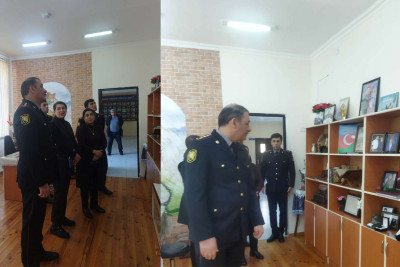 İsmayıllıda polis əməkdaşları məktəblilərlə maarifləndirici görüş keçiriblər