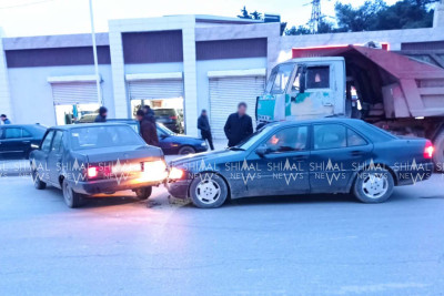 Xaçmazda “Mercedes” və “Fiat” markalı avtomobillər toqquşub
