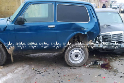 Quba: sürüşkən yol qəzaya səbəb olub