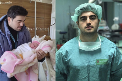 İsmayıllı: Türkiyədə insanların həyatını xilas edən həkimin adı yeni doğulmuş körpəyə verilib