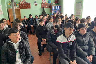 Quba: DİN-in əməkdaşları məktəblilər üçün maarifləndirici tədbir keçiriblər