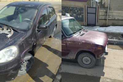 Qubada “Nissan” və “VAZ” toqquşublar