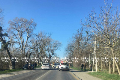 Xaçmaz: 2 avtomobilin iştirakı ilə qəza baş verib