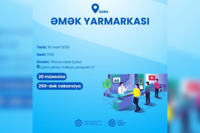 Qubada əmək yarmarkası təşkil olunacaq