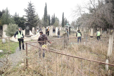 Xaçmaz: rayon ərazisində təmizlik işləri aparılıb