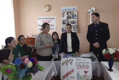 Xaçmazlı gənclərlə zərərli vərdişlərin fəsadları barəsində danışılıb