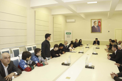 Xaçmazda idmançı və məşqçilərlə görüş keçirilib