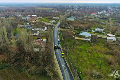 Xaçmaz: 10 yaşayış məntəqəsinin yolu yenidən qurulur