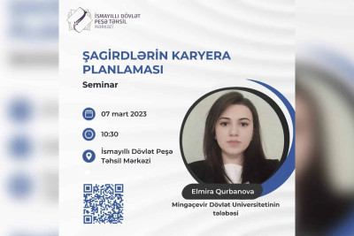 İsmayıllıda şagirdlərə karyera planlamaq öyrədiləcək