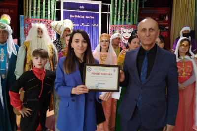 Qusar: Ləzgi Dram Teatrına Fəxri Fərman təqdim edilib