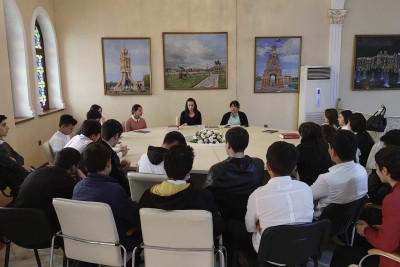 Xaçmaz: Heydər Əliyev Mərkəzində tarix dərsləri keçirilir