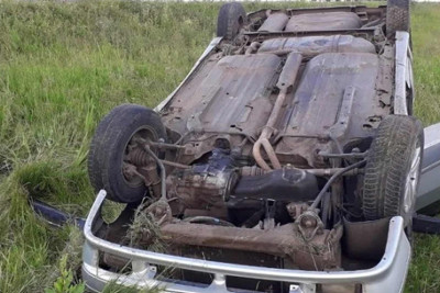 İsmayıllıda pikap qəzaya uğrayıb: xəsarət alan var