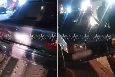 Xaçmazda "Mercedes" və "VAZ" toqquşub