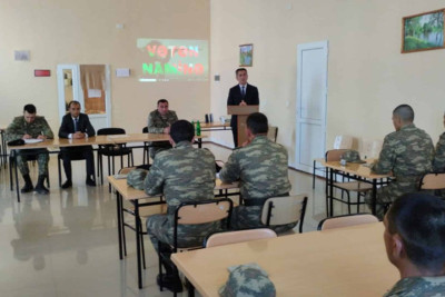 Qusar: hərbçilər üçün tədbir keçirilib