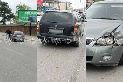 Quba: “Priora” “Opel”ə çarpılıb