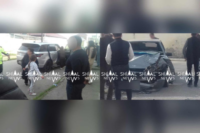 Qubada “Land Rover” və “Lada” toqquşub