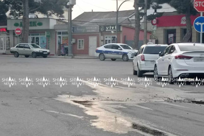 Xaçmazda bir ay öncə partlayan su borusu hələ də təmir edilməyib