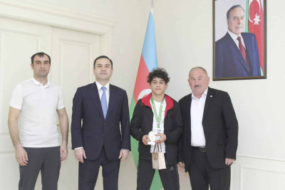 İsmayıllı: gənc cüdoçumuzla görüş keçirilib