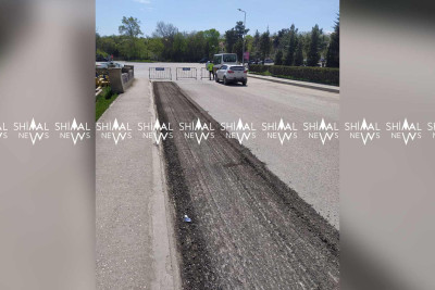 Quba: Vaqif küçəsində yol bağlanıb