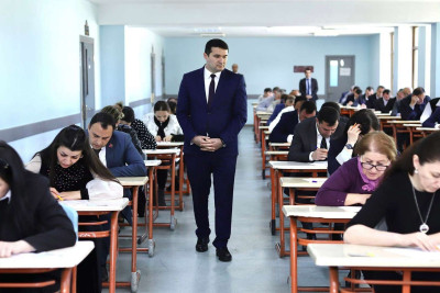 Quba RTİ: direktor vəzifəsini icra etmək istəyənlər üçün imtahan keçirilib