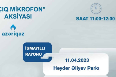 “Azəriqaz”: İsmayıllıda vətəndaşların qəbulu keçiriləcək