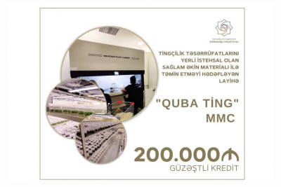Quba: tingçilik təsərrüfatları üçün 200 min manat kredit ayrılıb