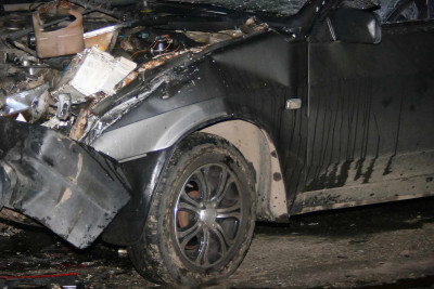Qubada qəzaya düşən sürücü ölüb