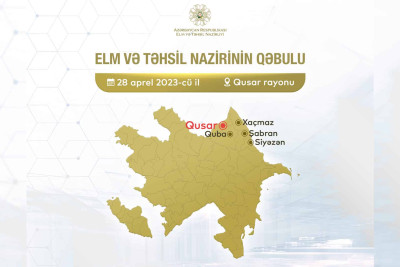 Qusar: Emin Əmrullayev vətəndaşları qəbul edəcək
