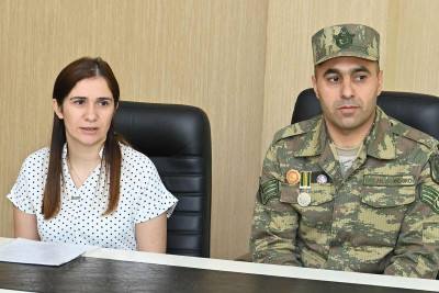 Nazir Emin Əmrullayev Qusarda görüş keçirib