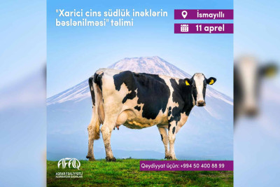 İsmayıllı rayon Dövlət Aqrar İnkişaf Mərkəzində fermerlər üçün təlim keçiriləcək