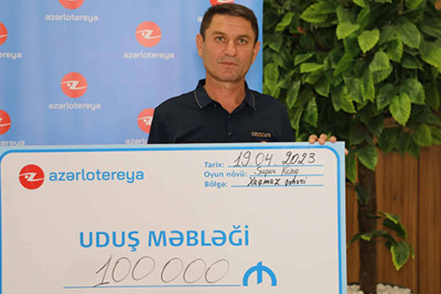 Xaçmazda 1 milyon udan şəxs bir daha cekpotu aparıb