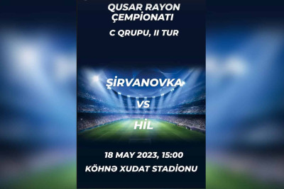 Qusarda bu gün futbol var