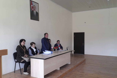 İsmayıllı DPTM-in əməkdaşları məktəblilərlə görüş keçir